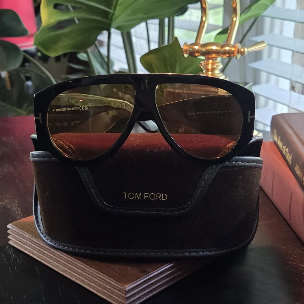 TOM FORD NWC EYEWEAR Icon Pilot Aviator-Style Tortoiseshell Acetate Sunglasses